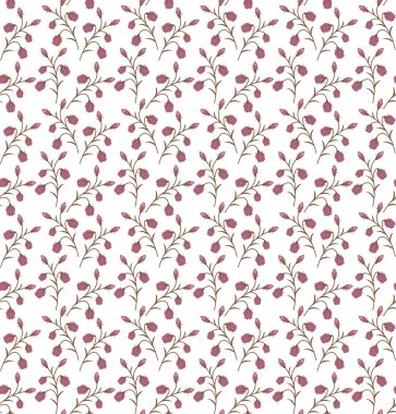 Çiçekli dallar sorunsuz kenarlığını.