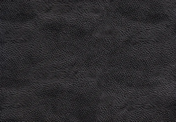 Textura de cuero negro fondo — Foto de Stock