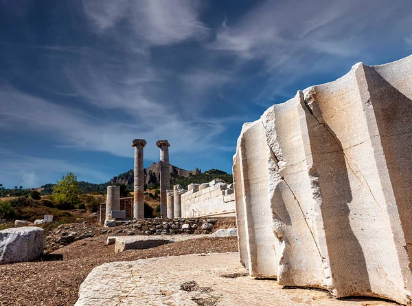 Temple Artemis Sardis Pode Melhor Ser Descrito Como Uma Estrutura — Fotografia de Stock