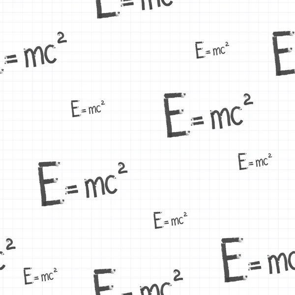 Modèle sans couture, avec formule — Image vectorielle