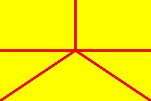 Austenasia Bayrağı Gerçek Oranlar Renkler Vektör Resmi — Stok Vektör