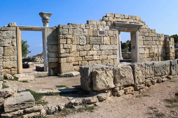 Tauric Chersonesos, la réserve nationale à l'ouest de Sébastopol dans la Crimée — Photo