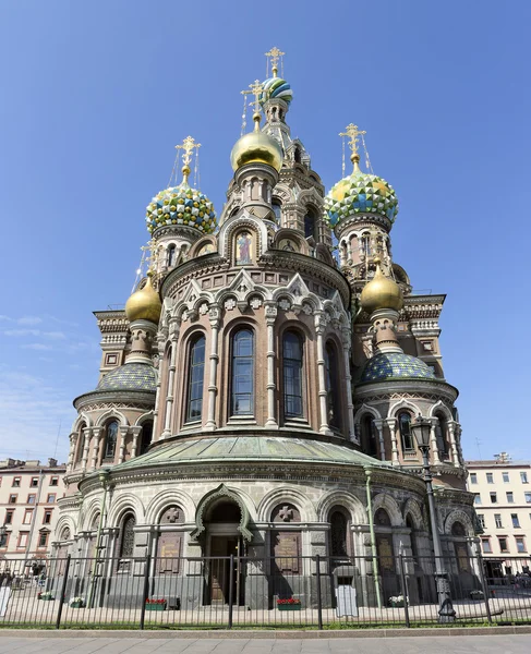 Kerk van de Verlosser op het bloed. St-Peterburg. Zomertijd. — Stockfoto