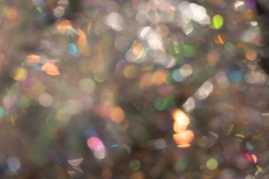 Bulanık altın arkaplan ve güzel bokeh efekti.