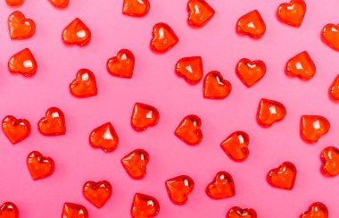 Kırmızı kalp geçmişi, Sevgililer Günü. Düğün ya da Sevgililer Günü konsepti. Desen.