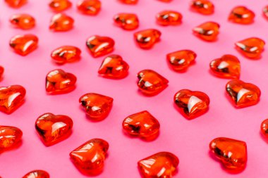 Kırmızı kalp geçmişi, Sevgililer Günü. Düğün ya da Sevgililer Günü konsepti. Desen.