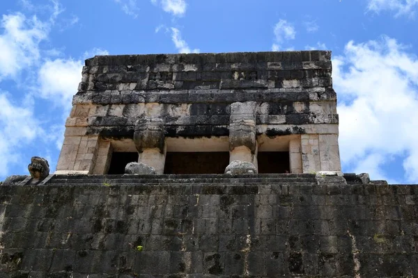 An ancient architectural structure of the Maya civilization