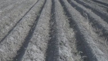 Alan closeup sürülmüş ve kırmızı bir araya mesafe sürme.