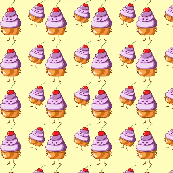 renkli karalamalar cupcakes.