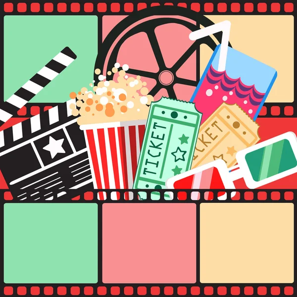 Film sinema nesneleri koleksiyonu 
