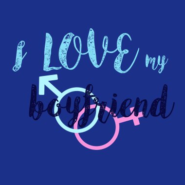 Erkek arkadaşımı seviyorum. 