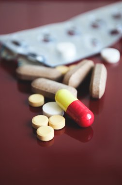 Farklı tıbbi ilaçlar 