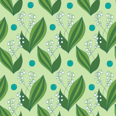 Sorunsuz bahar desen, vadideki zambak