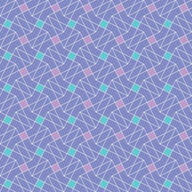 Vektör sorunsuz bulmaca desen. Renkli yinelenen geometrik kiremit