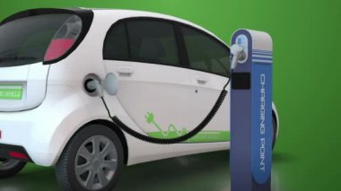 Elektrikli Araba Şarj animasyonu