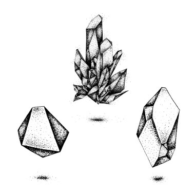Vektör grafikleri kristal