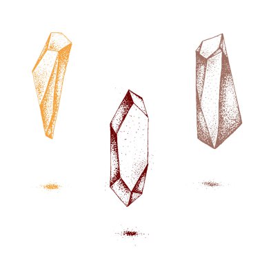 Vektör grafikleri kristal