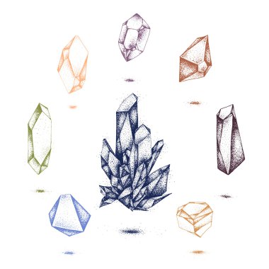 Vektör grafikleri kristal
