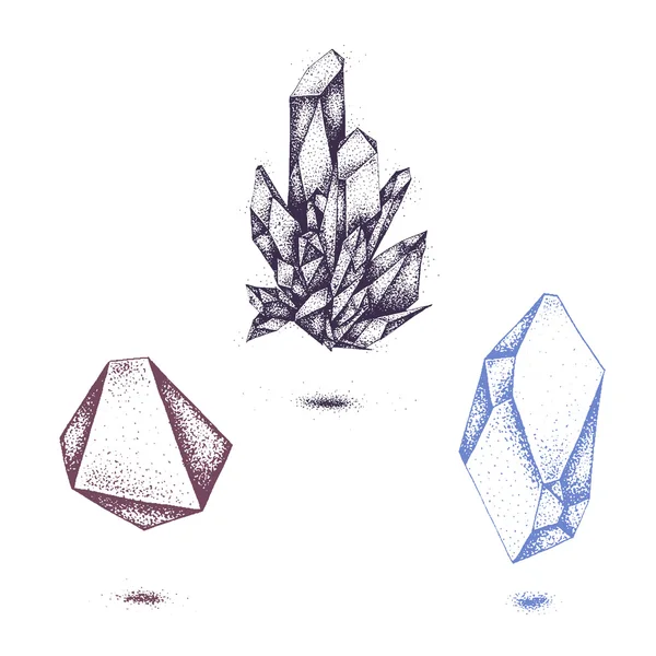 Vektör grafikleri kristal — Stok Vektör