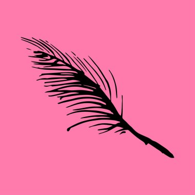 Yaprak ve palm vektör simgesi