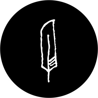 Yaprak ve palm vektör simgesi