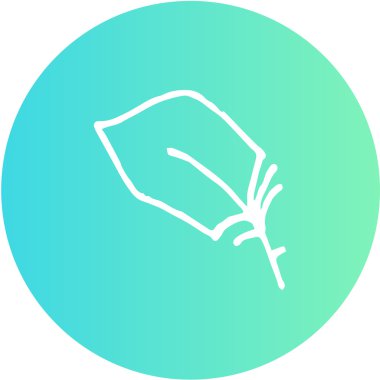 Yaprak ve palm vektör simgesi