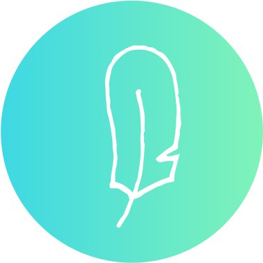 Yaprak ve palm vektör simgesi