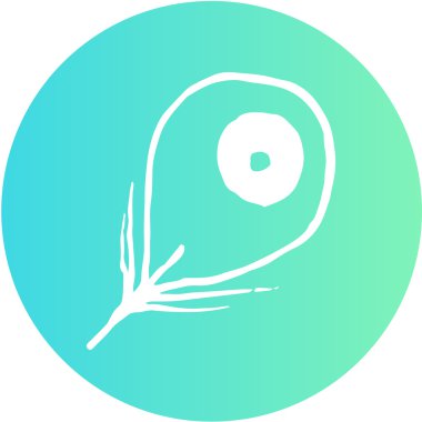 Yaprak ve palm vektör simgesi