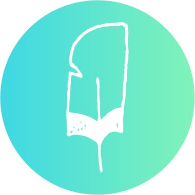 Yaprak ve palm vektör simgesi