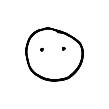  deli emoji vektör simgesi