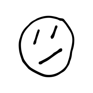  deli emoji vektör simgesi