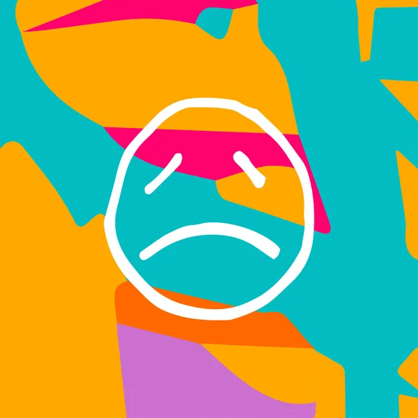 Icono de vector emoji loco — Archivo Imágenes Vectoriales