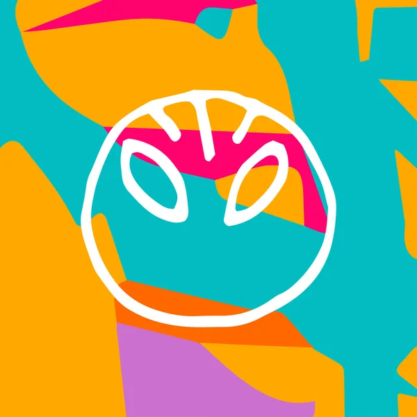 Nebun emoji vector icon — Vector de stoc