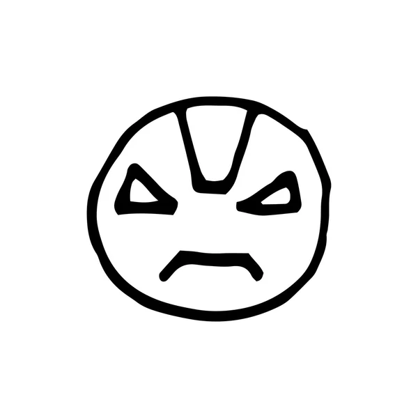 Icona vettore emoji pazzo — Vettoriale Stock