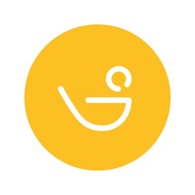 Vektör yoga simgesi