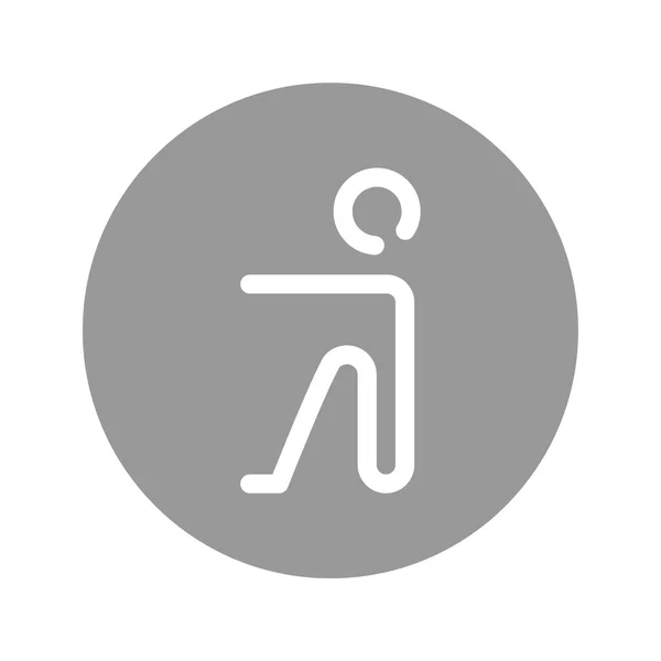 Vektör yoga simgesi