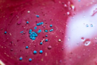 Doku ve arka plan kırmızı mermer