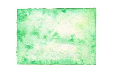 Sulu Boya yeşil ışık arka plan