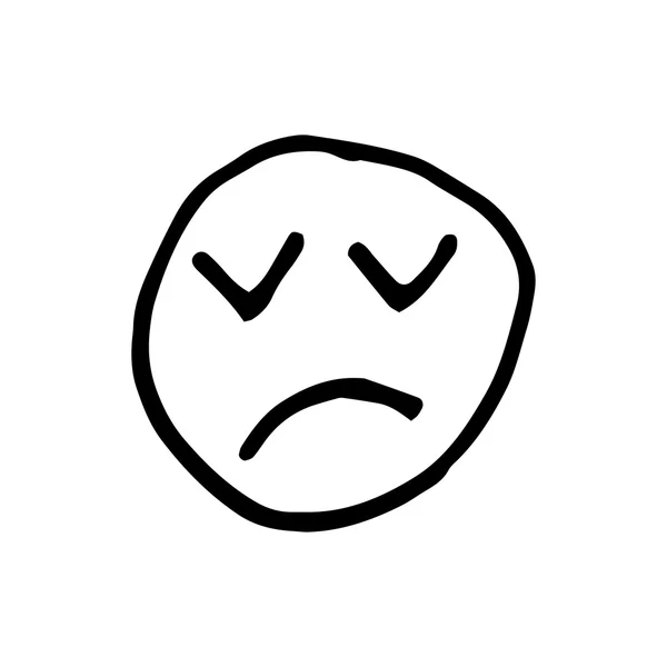 Emoticon logo sorriso — Vettoriale Stock