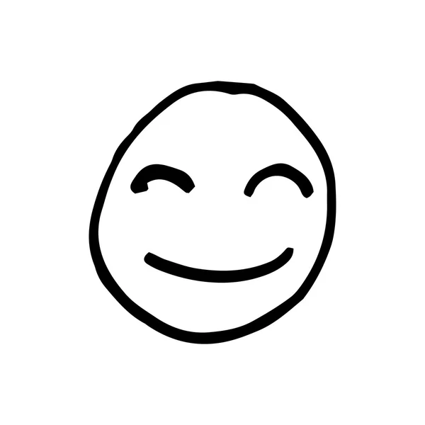 Посмішка логотип смайлика — стоковий вектор