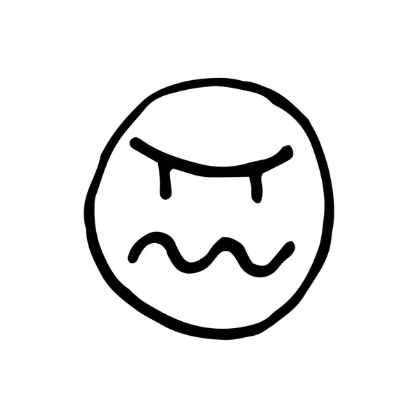 Emotikona úsměv logo — Stockový vektor