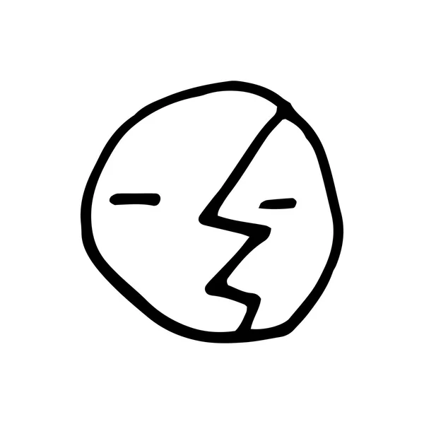 Emotikon smile logo — Wektor stockowy