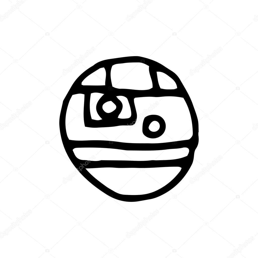 EPS emoticon vector logo and hand drawn emoji icon