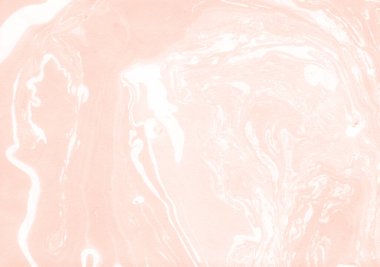 Soyut sanat arkaplanı. Dekoratif şeftali rengi akrilik mermer dokusu. Çevre dostu tema, neşeli marka, yaratıcı poster. Mermer arka plan. Islak yüzeyde sıvı mürekkep. Açık renkli mermer kağıt.