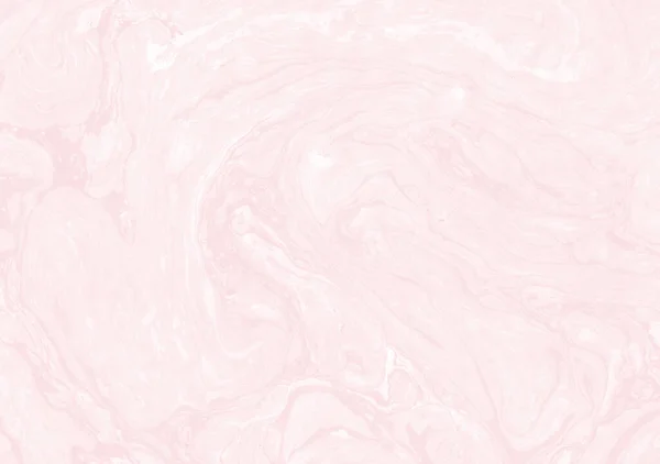 Abstract artsy backdrop. Decorative glamour pink acrylic marble texture. Glam theme, festive brand, creative poster. Marbling background. Liquid ink on wet surface. Light rose marbled paper.