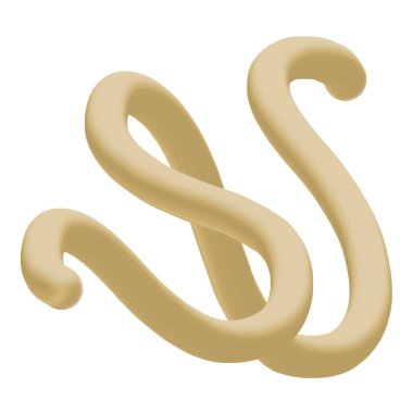 Moda eğilimli 3 boyutlu akışkan element. 90 'ların havasına göre nostaljik. Soyut sıvı figür, altın leke, altın markalar için metalik bir sembol, gece partisi davetiyesi, müzik broşürü, web afişi..