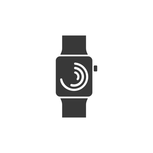 Smart klocka ikon isolerad på vit bakgrund. Vektor — Stock vektor