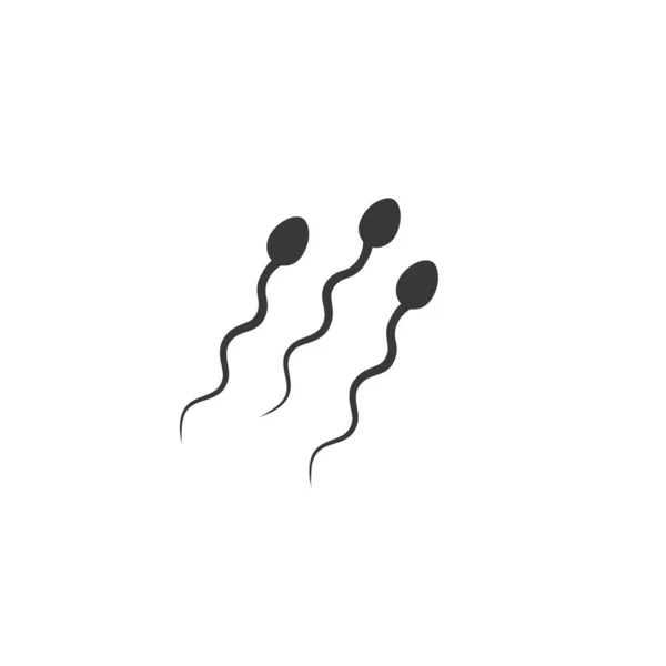 Ikona wektora nasienia komórkowego ilustracja płaski styl — Wektor stockowy