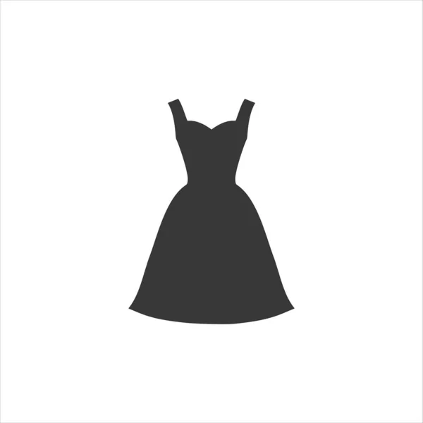 Kleid-Symbol. Vektor-Konzept Illustration für Design — Stockvektor