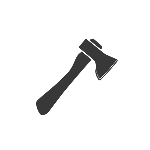Axe vector icon on white in modern flat style — Stock Vector
